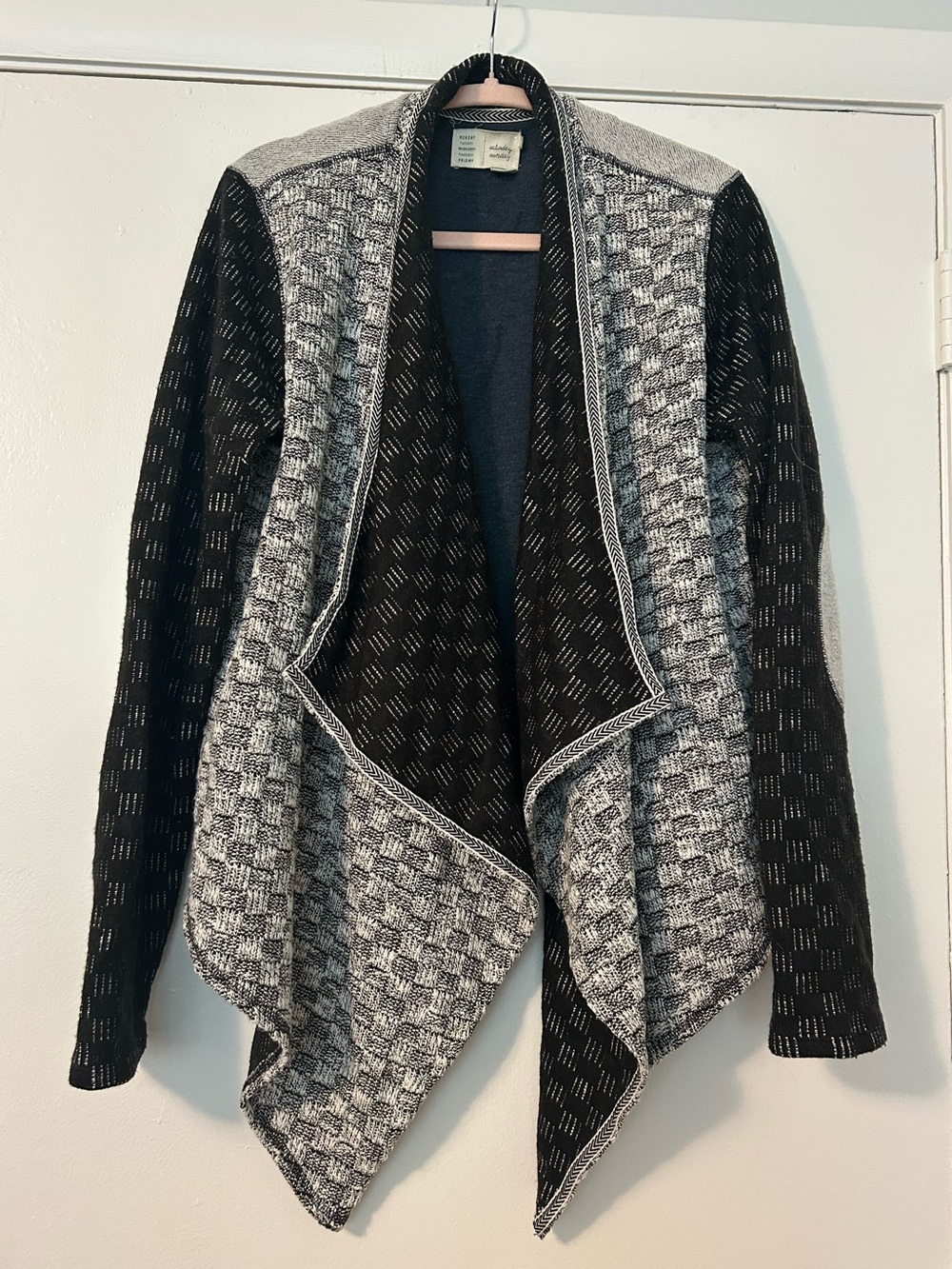 Anthropologie Draped Sweater with Elbow Pads